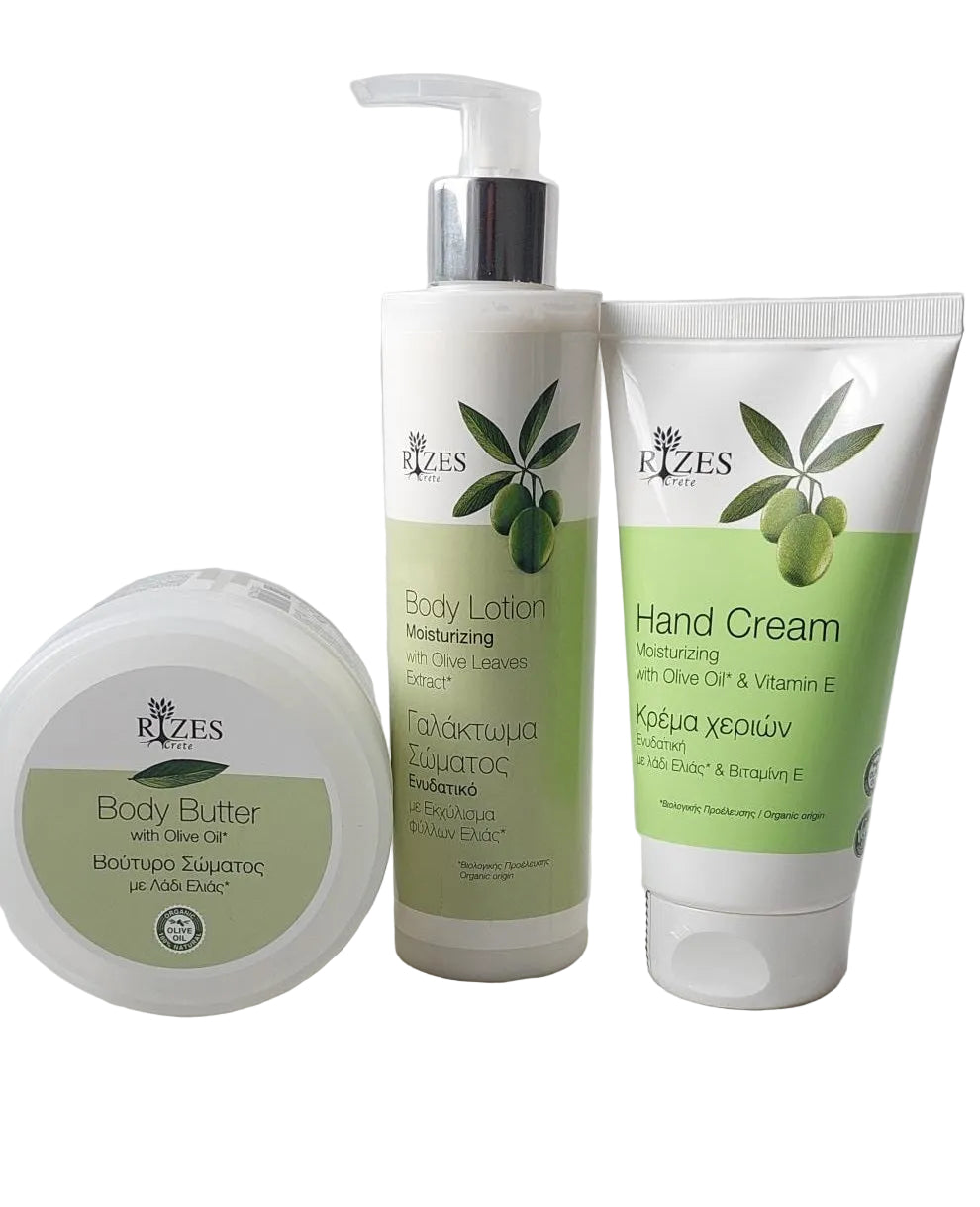 Bodybutter, bodylotion, håndkrem, hudpleie, olivenolje, vitamin E