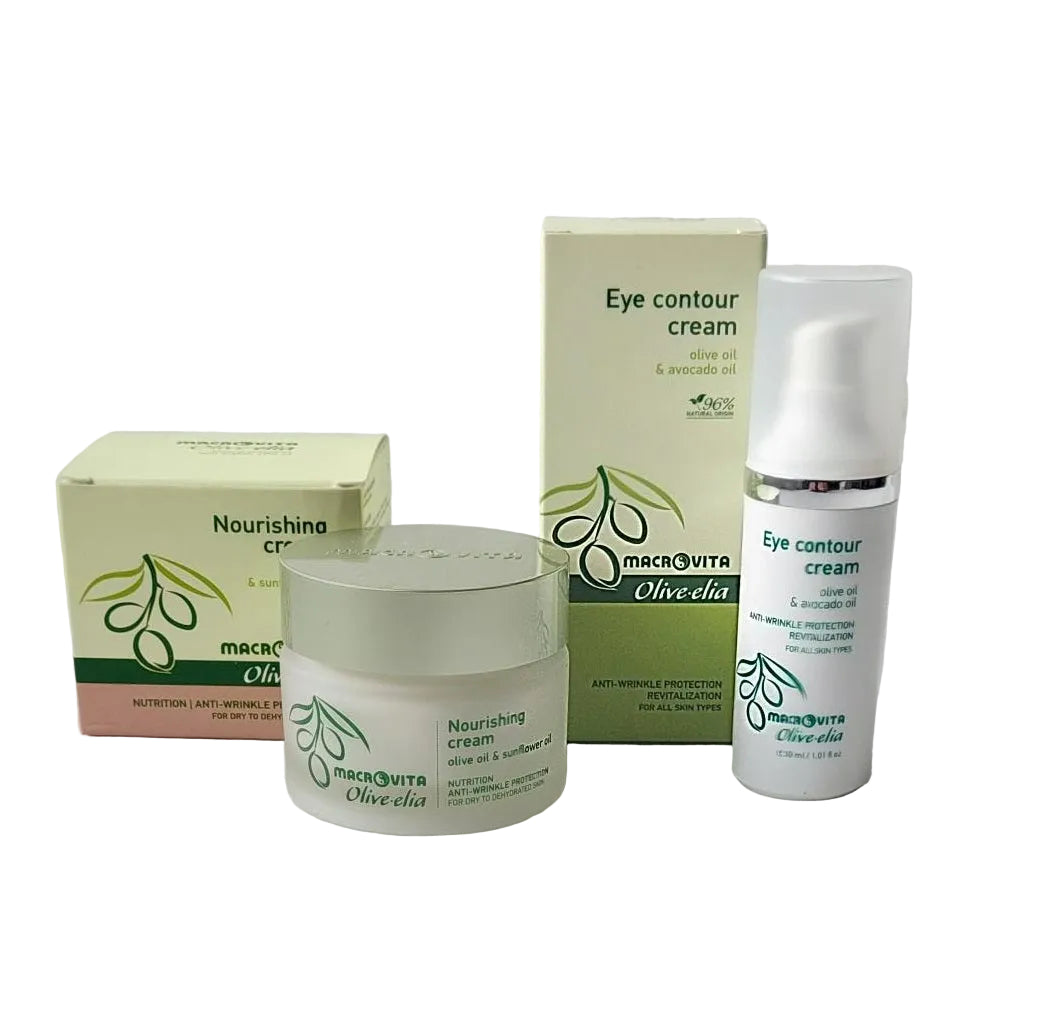 Ansiktskrem, nærende ansiktskrem, øyekrem, ansiktspleie