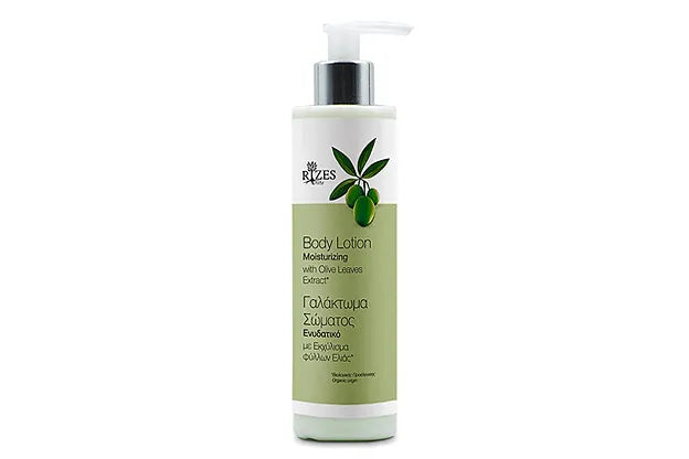 Naturlig bodylotion med olivenblad ekstrakt.