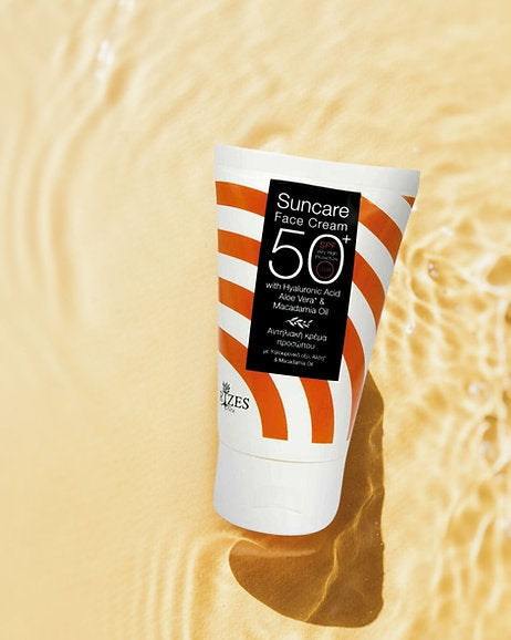 Solkrem-ansiktkrem F50 Oliven&Aloe&Macadamia olje