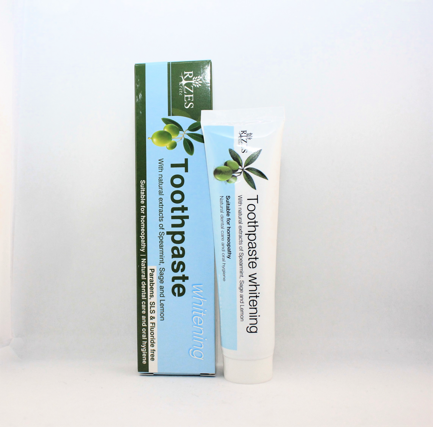 Tannkrem whitening-oliven,salvie og sitron