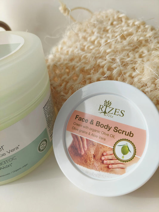 Naturlig body scrub. 