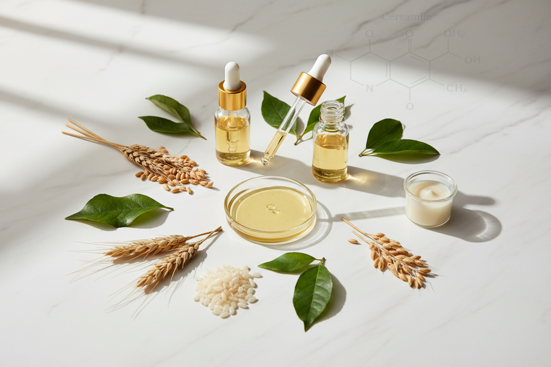 naturlige ceramider, styrke hudbarrieren, fuktighetstap, 