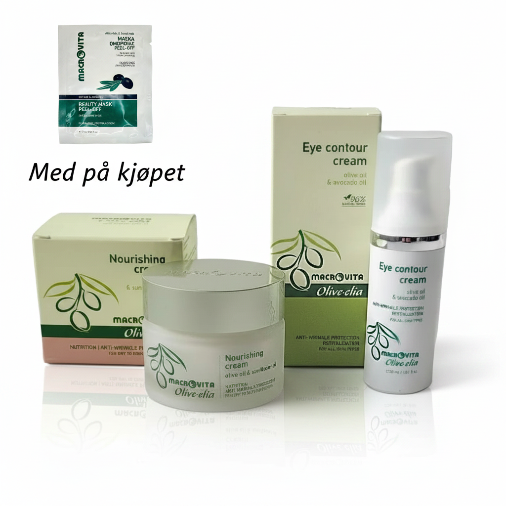 Ansikt-pakke: For tørr og dehydrert hud