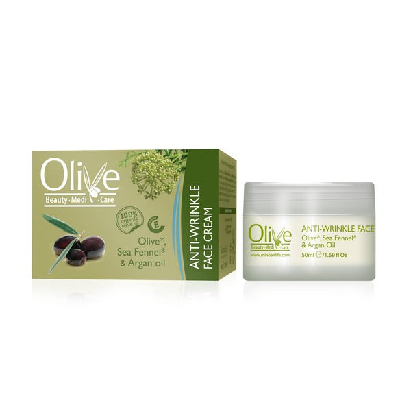 Anti-rynkekrem med oliven, arganolje og sea fennel