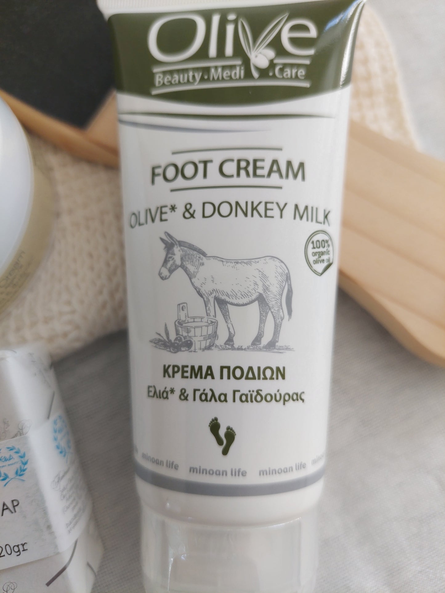 Fotkrem oliven & donkey milk