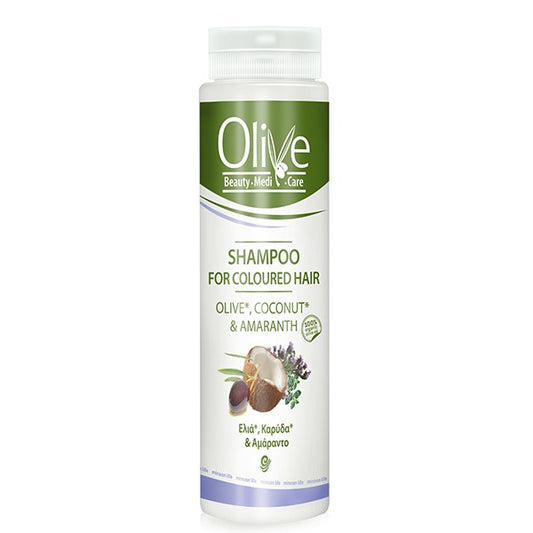 Shampo for farget hår, oliven , kokos og amarant